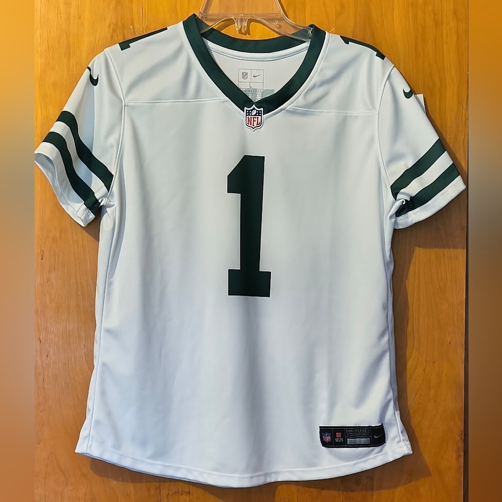 New York Jets Ahmad Sauce Gardner Nike #1 Size Large Youth NFL Jersey Football